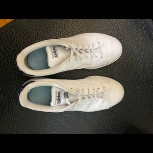 Adidas whit leather shoes